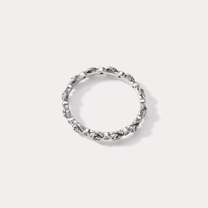 Romantic Rose Cubic Zirconia Ring