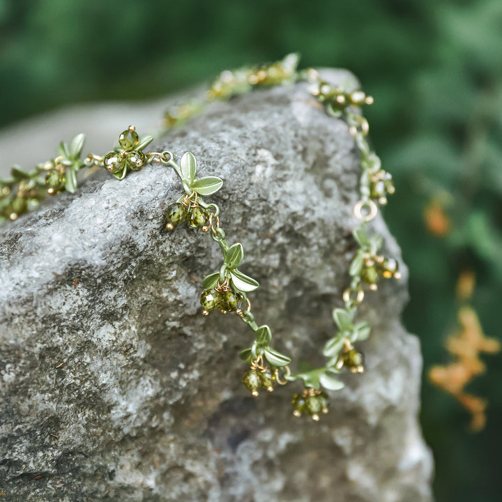 Chokeberry Fruit Necklace