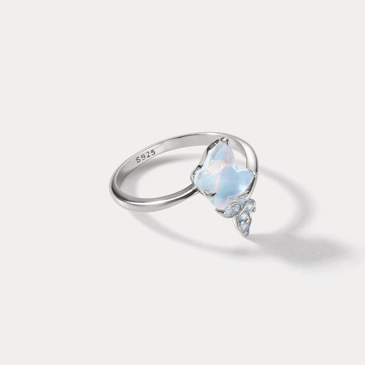 Sterling Silver Winter Butterfly Ring