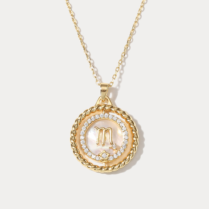 Scorpio Galaxy Constellation Pendant Necklace