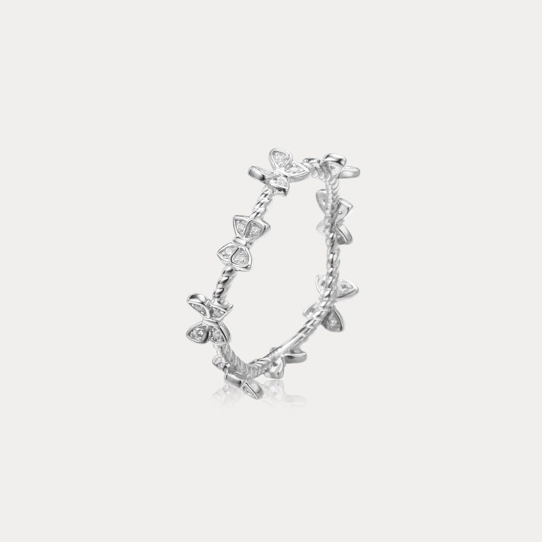 Selenichast Butterfly Diamond Ring