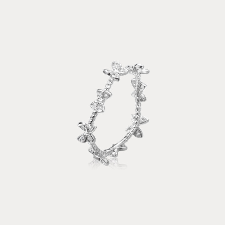 Selenichast Butterfly Diamond Ring