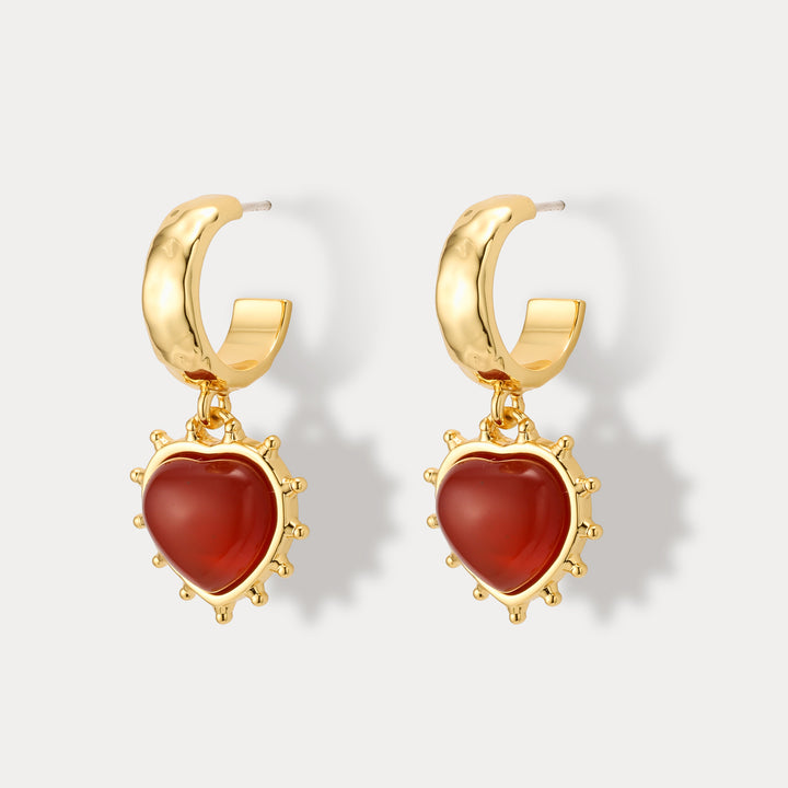 Selenichast Romantic Heart Earrings