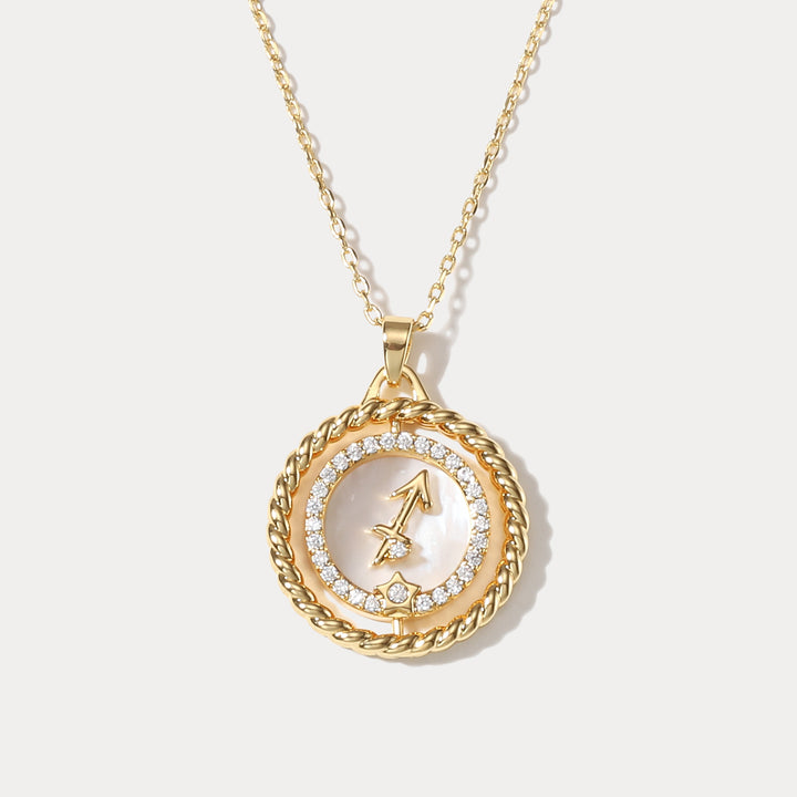 Sagittarius Galaxy Constellation Pendant Necklace