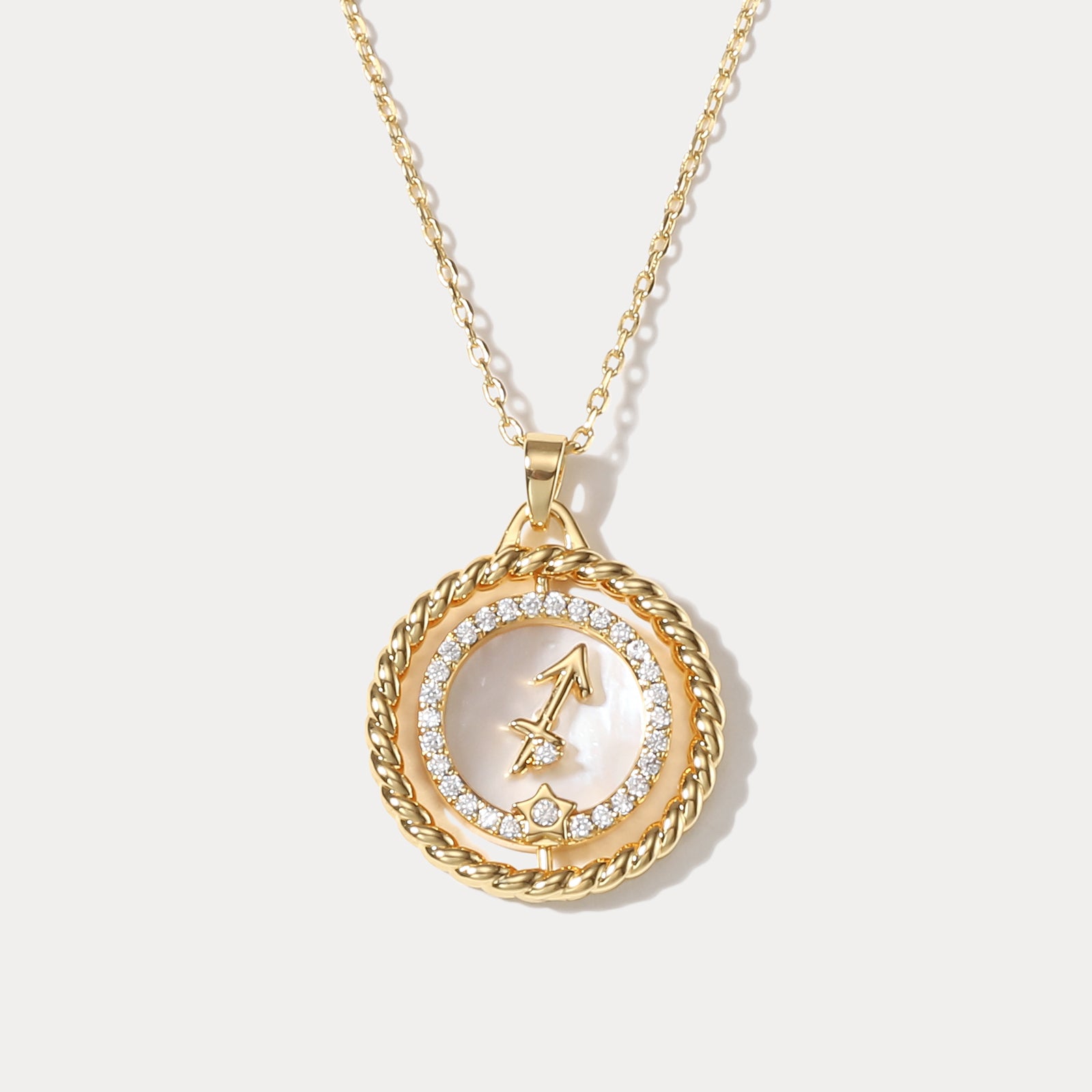 Selenichast Sagittarius Galaxy Constellation Pendant Necklace