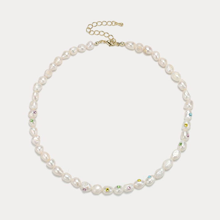 Gold and Pearl Necklace