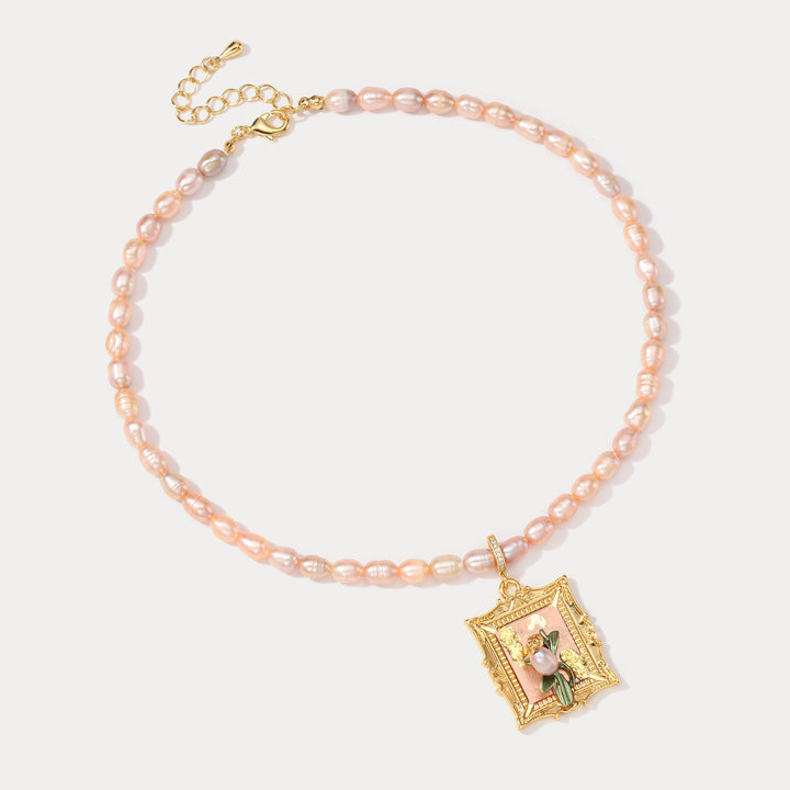 Antique Tulip Women's Stylish Necklace