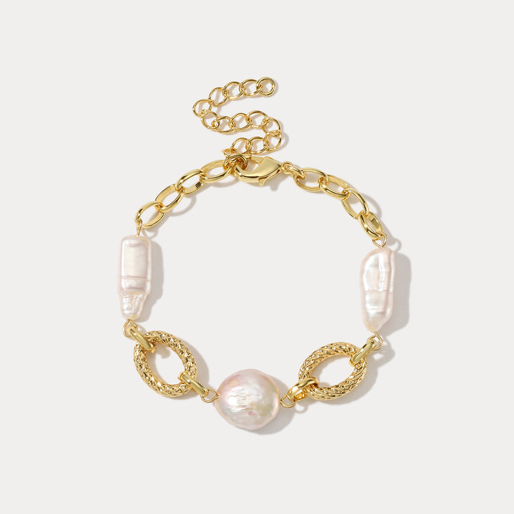 Selenichast Pearl Hollow Bracelet