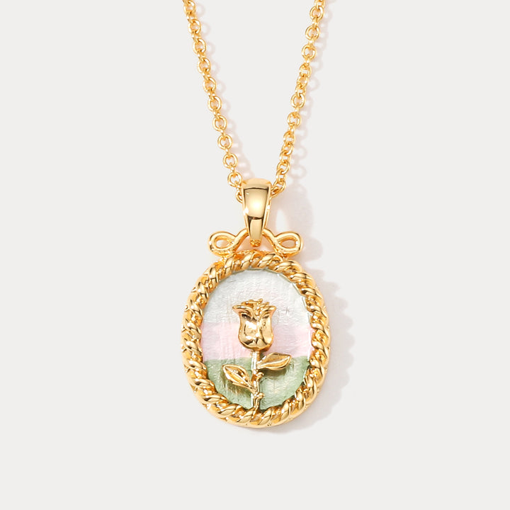 Selenichast Wild Rose Necklace
