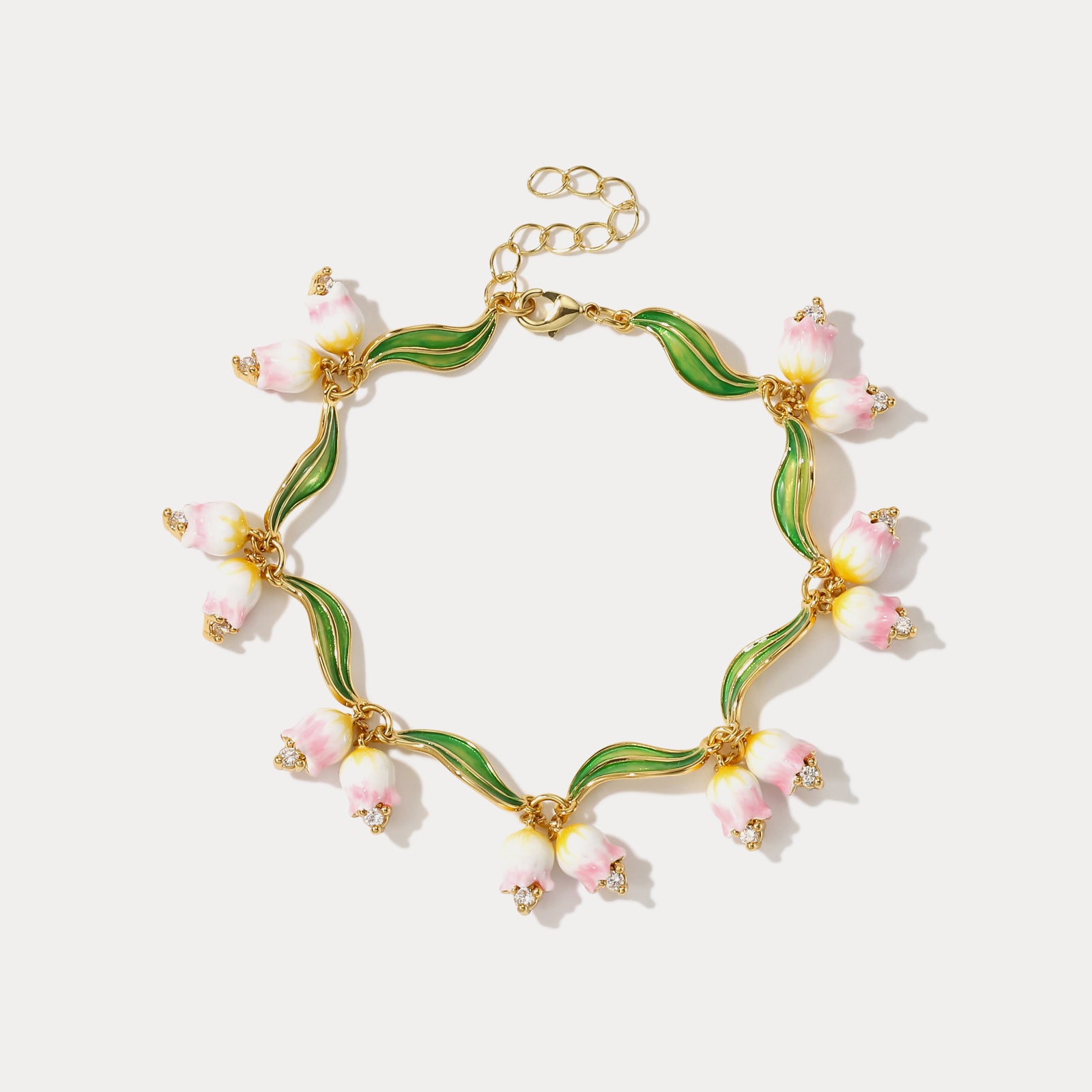 Selenichast Flower Enamel Bracelet