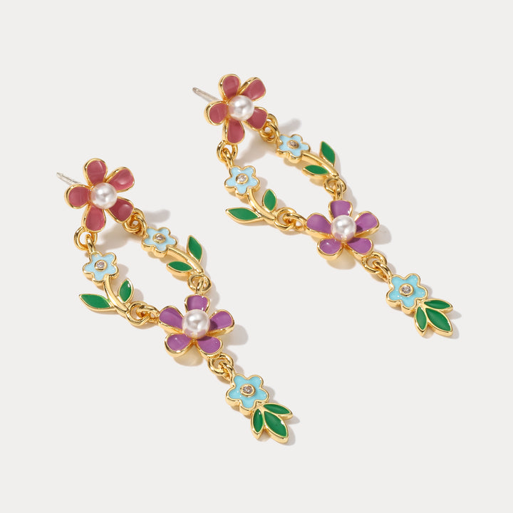 Blossom Hoop Earrings