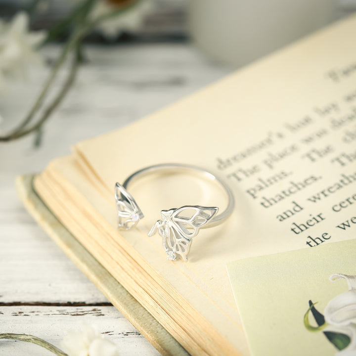 Butterfly Fairy Opal Ring