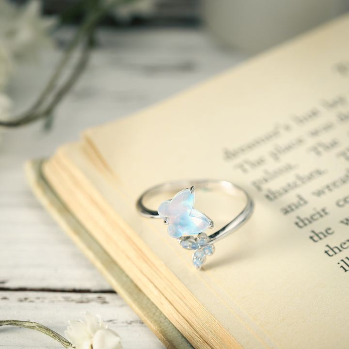 Winter Butterfly Diamond Ring