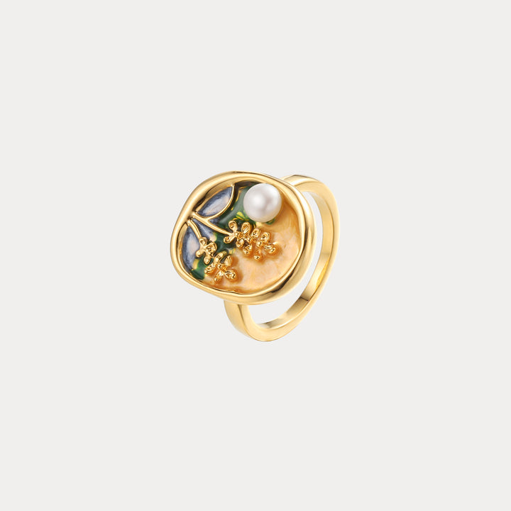 Country Cornfield Open Ring
