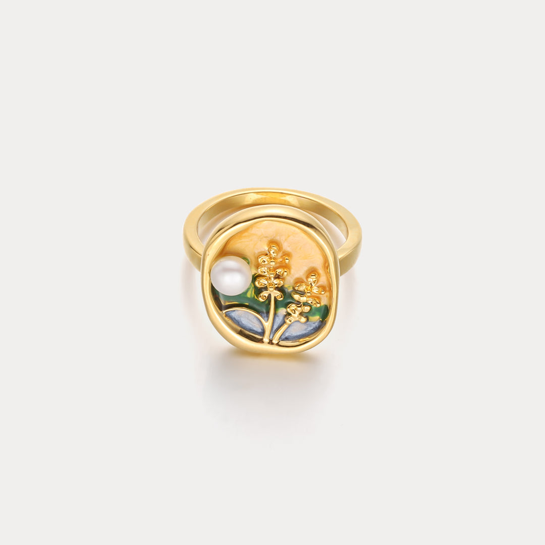 Selenichast Country Cornfield Ring