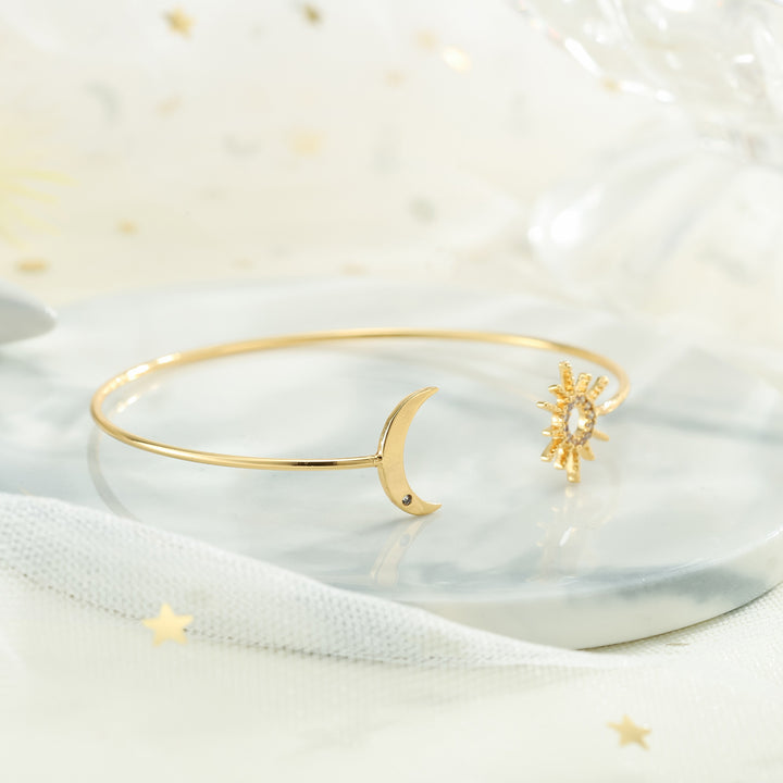 Star Moon Myth Diamond Bangle
