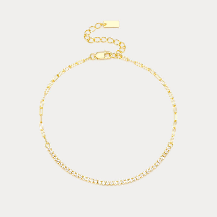 Anklet di zirconia cubica