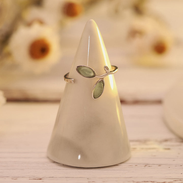 Hopeful Leaves Natural Ring