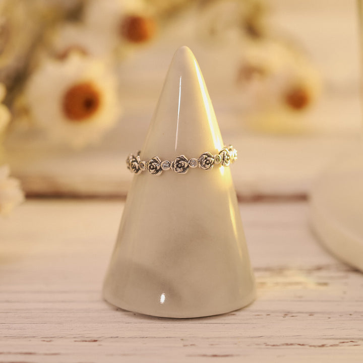 Vintage Romantic Rose Ring