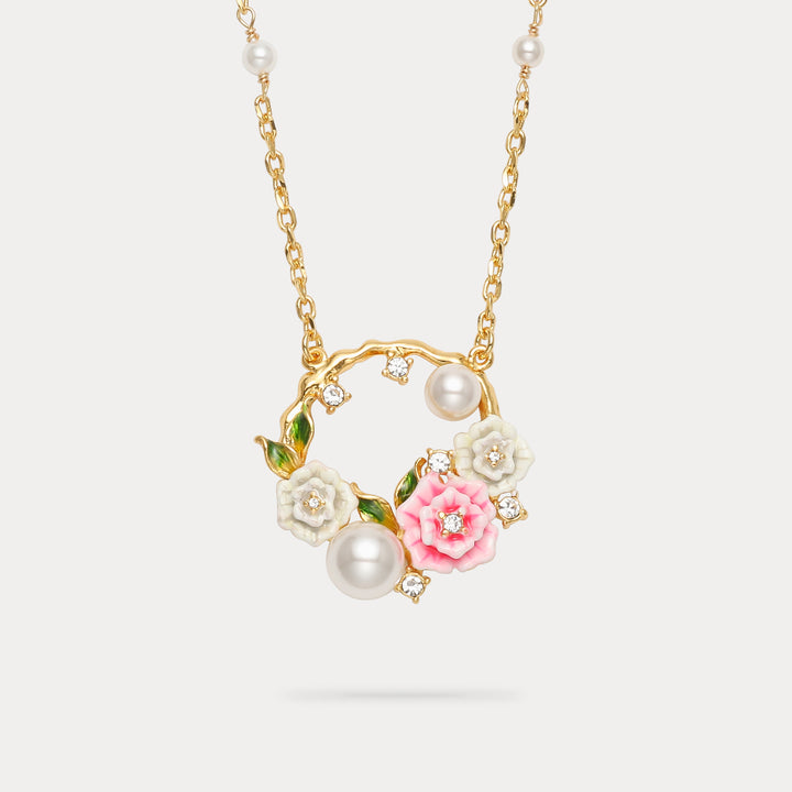 Selenichast Wild Rose Garland Necklace