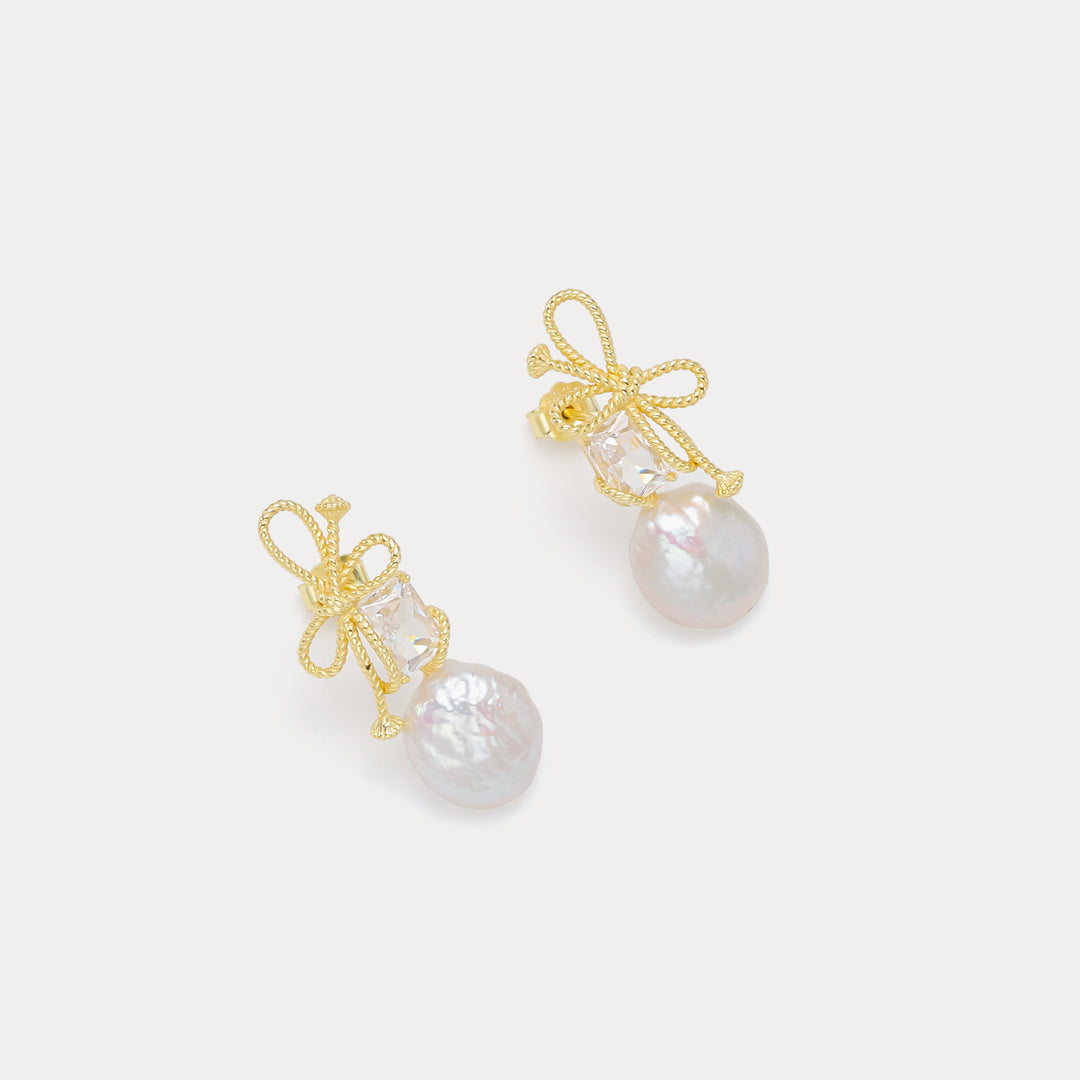 Boucles d'oreilles en nœud