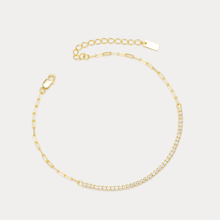Anklet di zirconia cubica