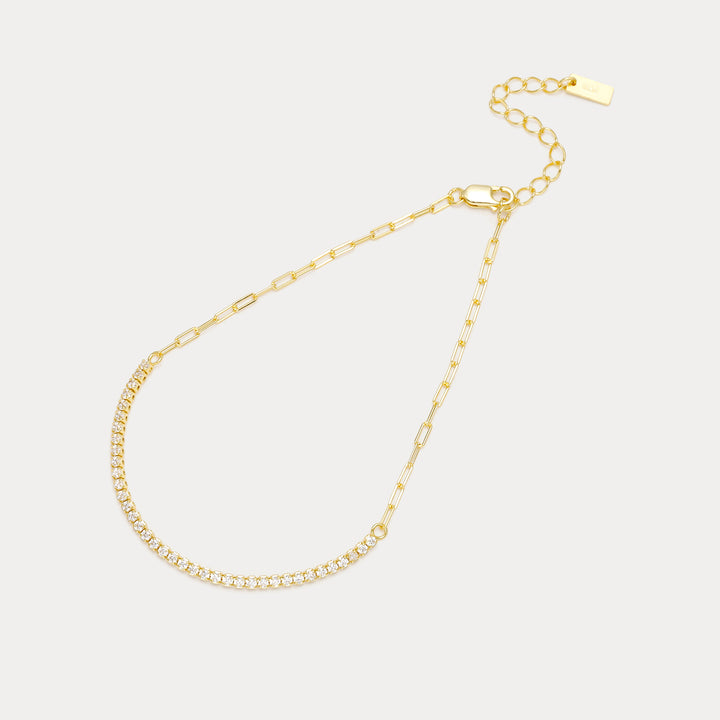 Anklet di zirconia cubica