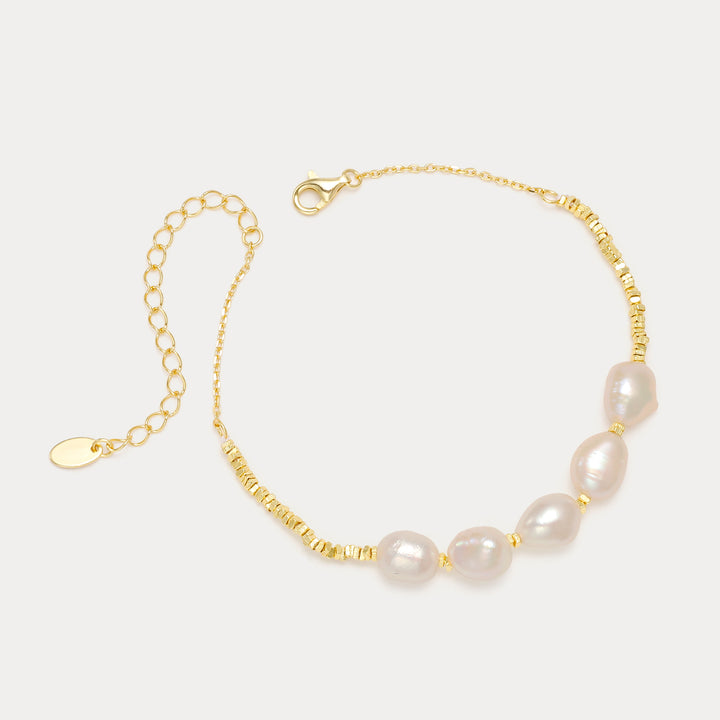 Pulsera con cuentas de perlas