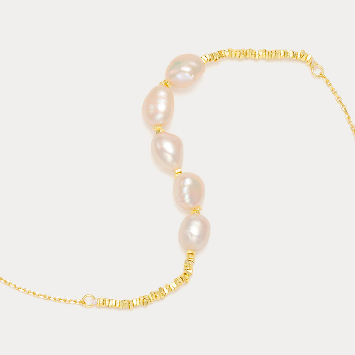 Pulsera con cuentas de perlas