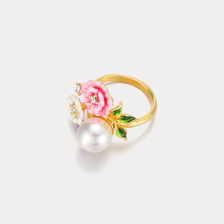 Wild Rose 18k Gold Ring