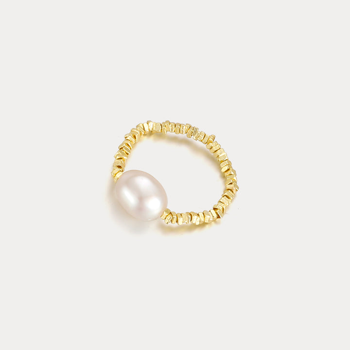Anello di perle d'oro