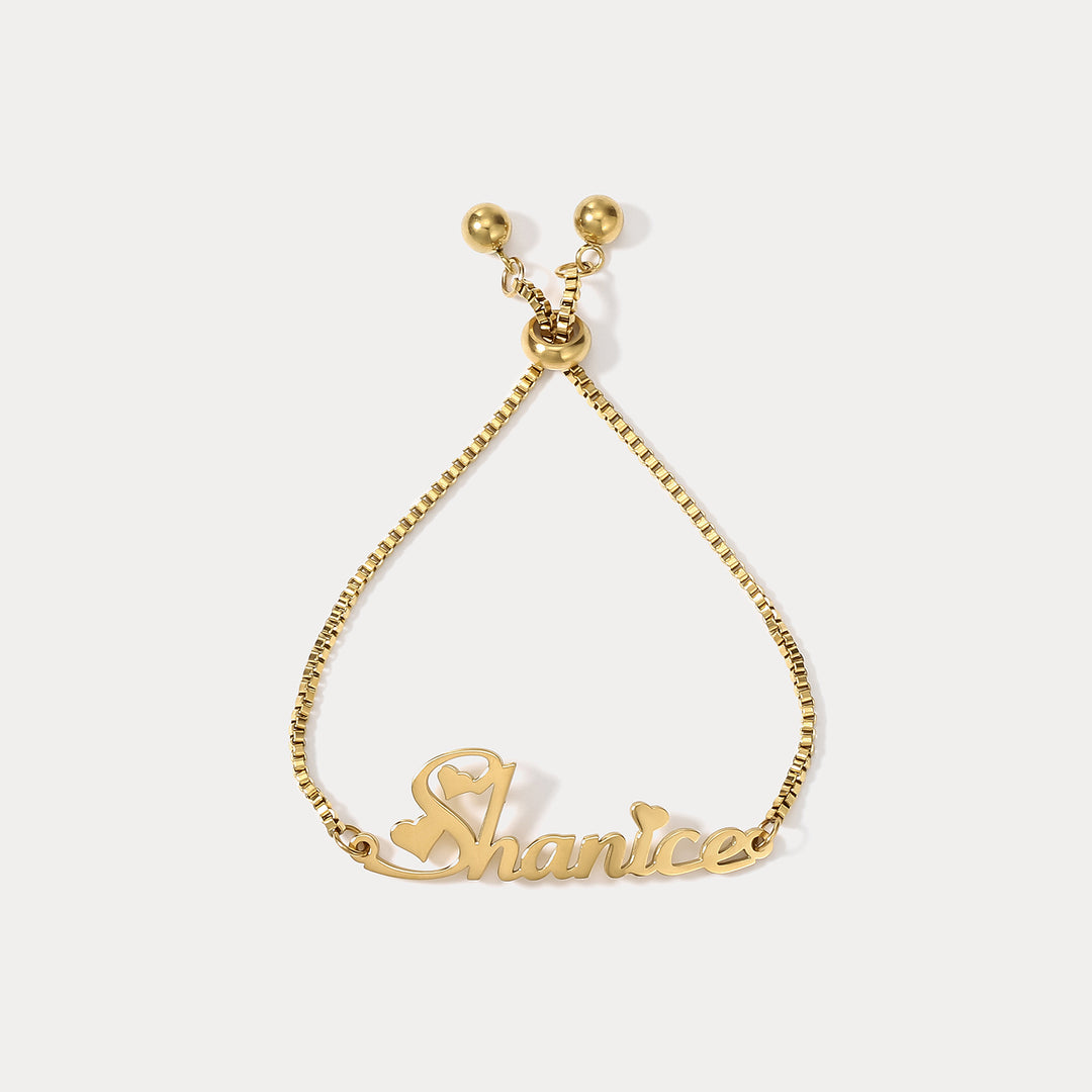 Selenichast Custom Name Tennis Bracelet