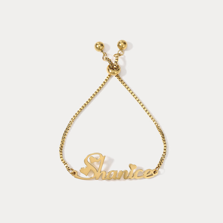 Selenichast Custom Name Tennis Bracelet