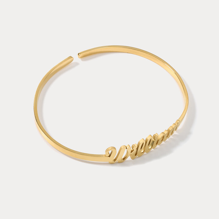 Personalized Name Cuff Bracelet