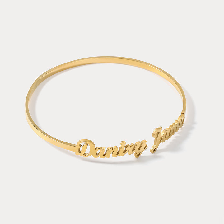 Customized Names Cuff Bracelet