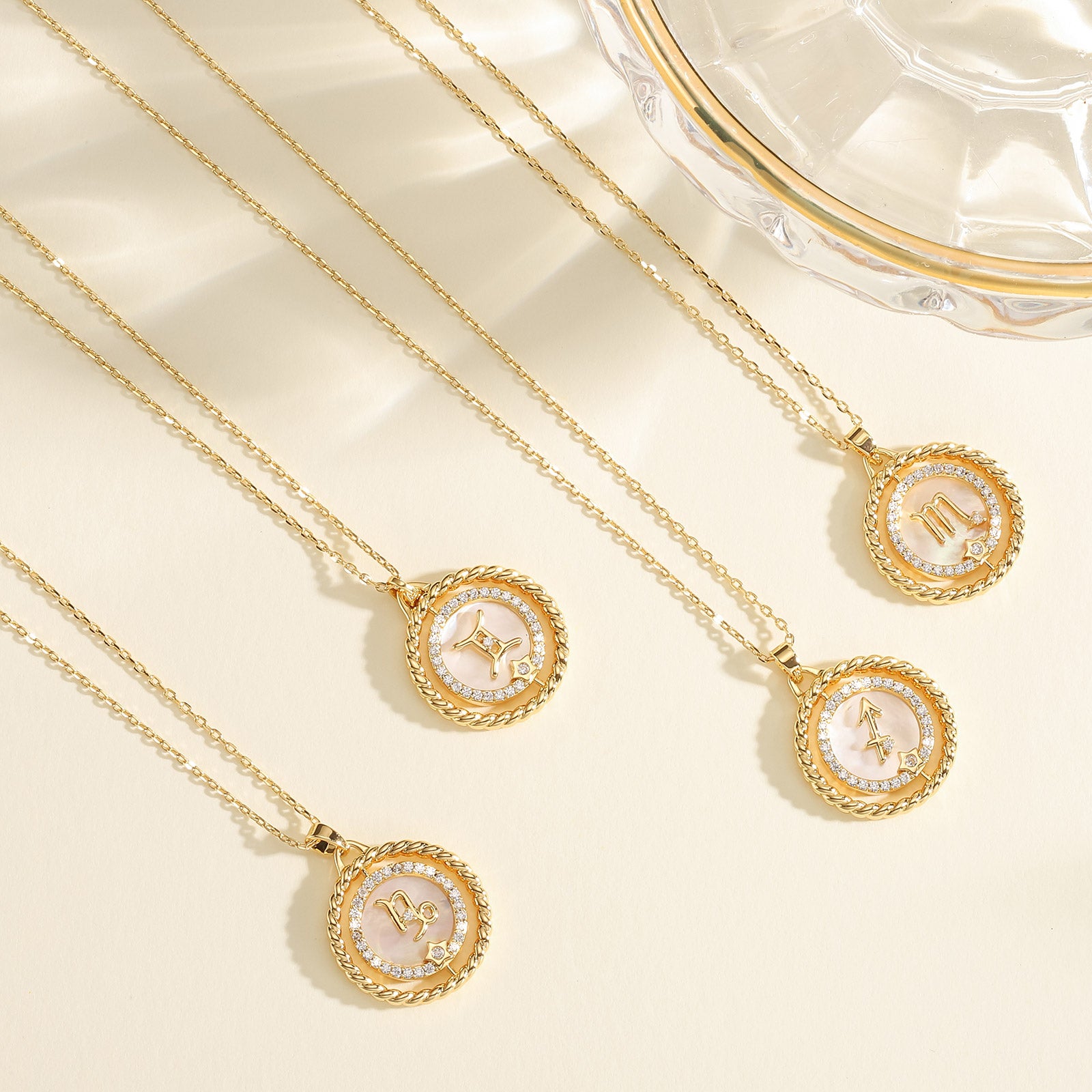 Sagittarius Galaxy Constellation Coin Pendant Necklace