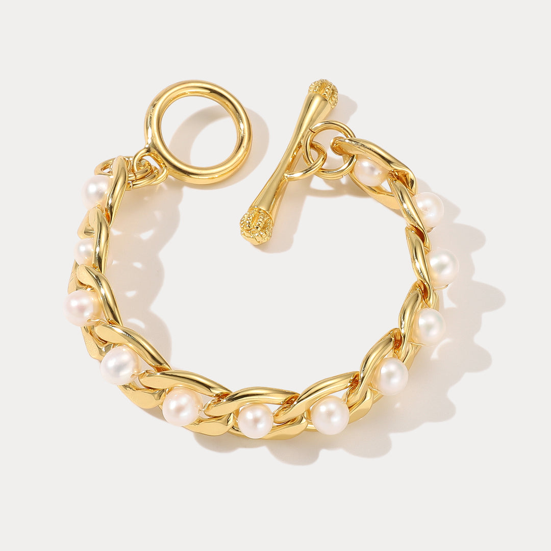 Selenichast Pearl Twist Bracelet