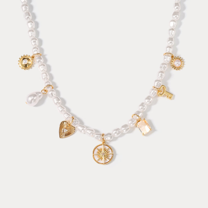 Selenichast Pearlescent Love Star Necklace