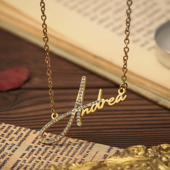 Customized Name Pendant Necklace