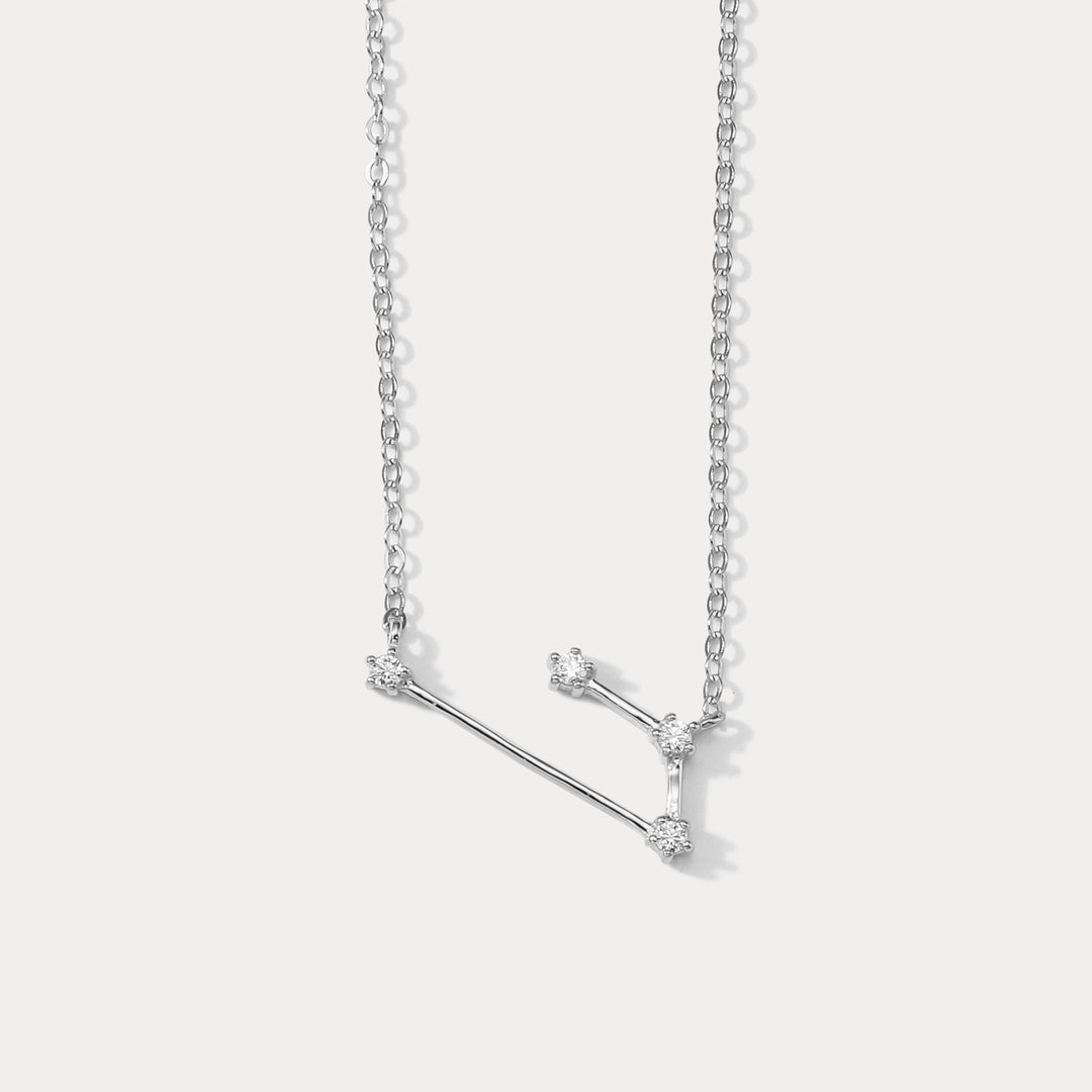 Selenichast Silver Constellation Aries Necklace