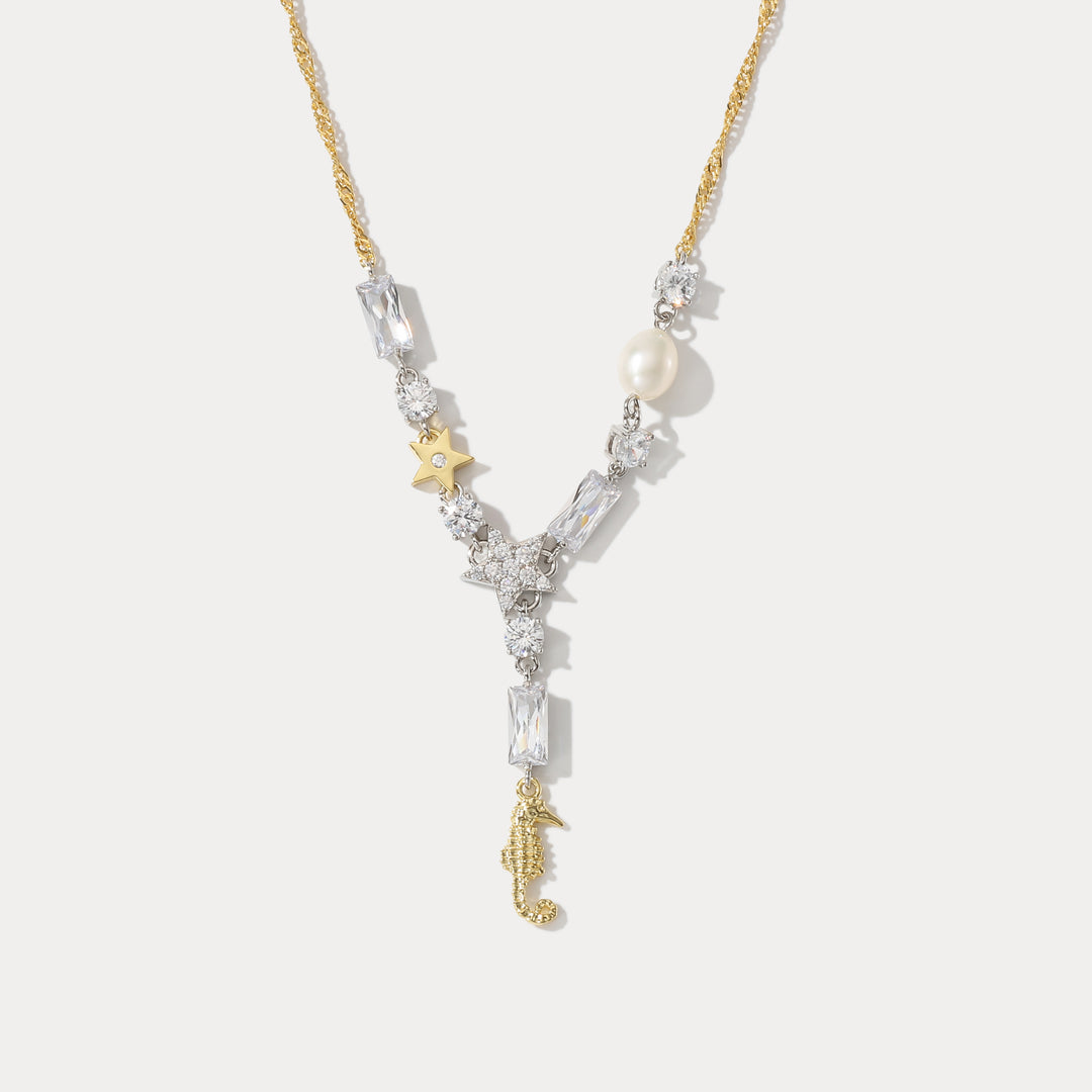 Selenichast Seahorse Star Necklace