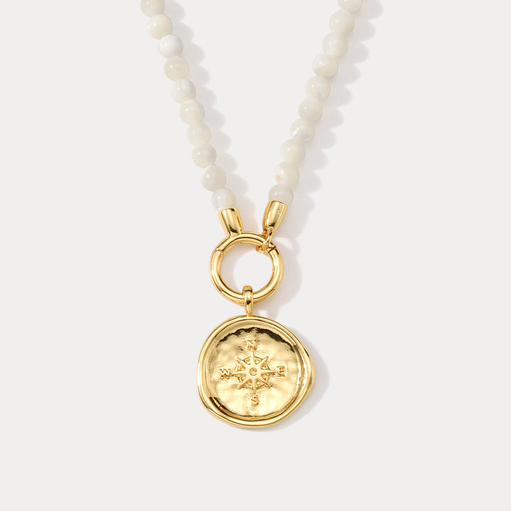 Selenichast Compass Beads Necklace
