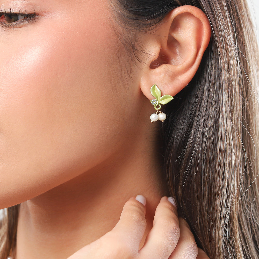 Lily Of The Valley Dangle Earrings