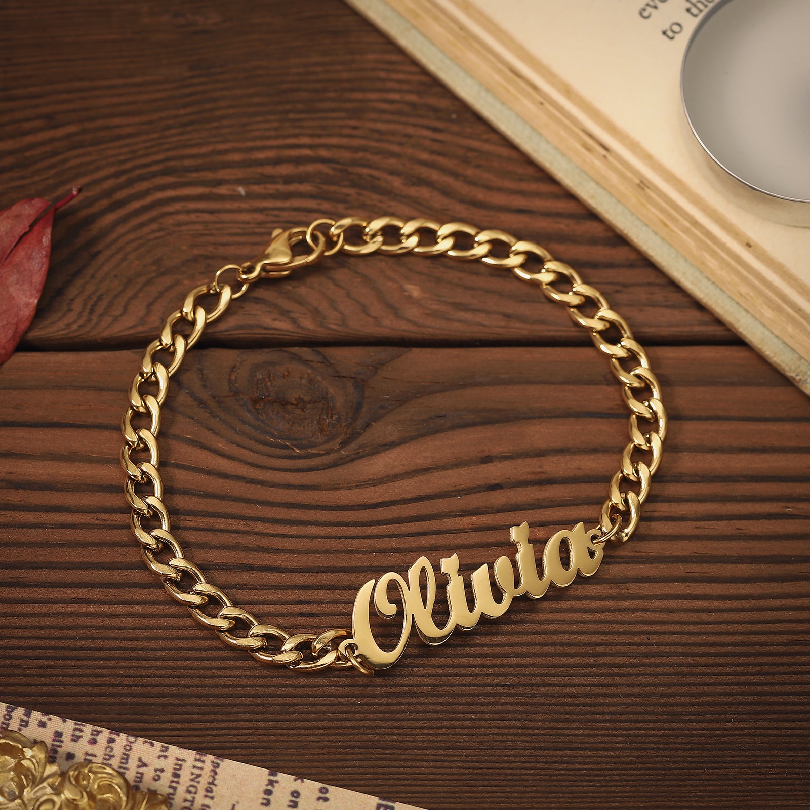 Cuban Chain Name Bracelet
