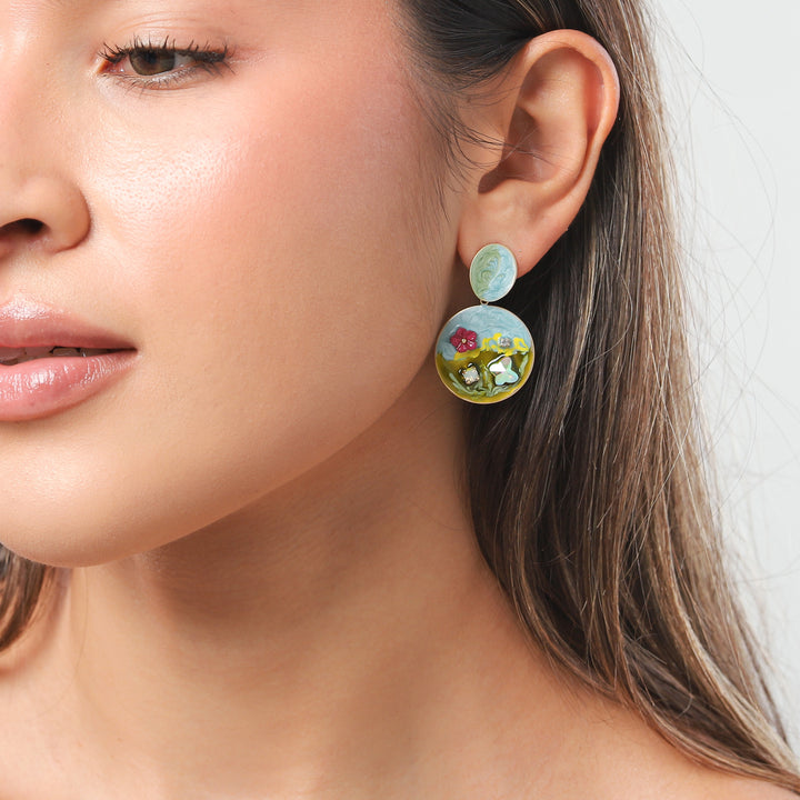 Misty Meadow Butterfly Earrings