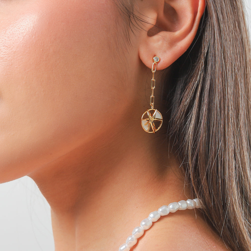 Compass Earrings