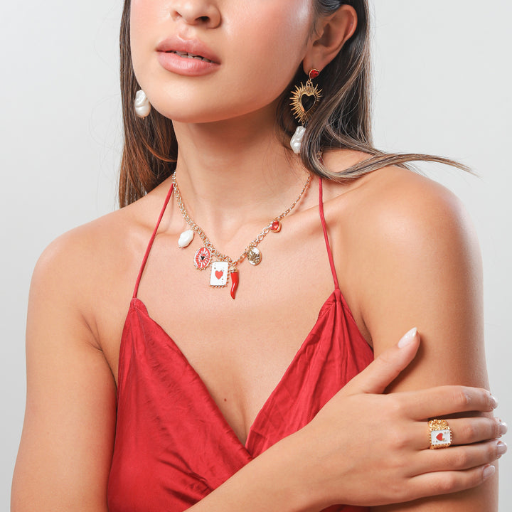 Tarot Card Charms Necklace