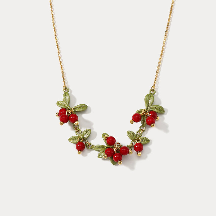 Selenichast Cranberry Necklace