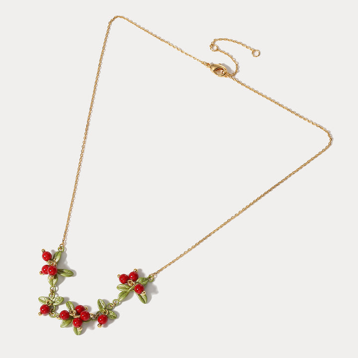 Cranberry Necklace Valentine's Day Gift Ideas
