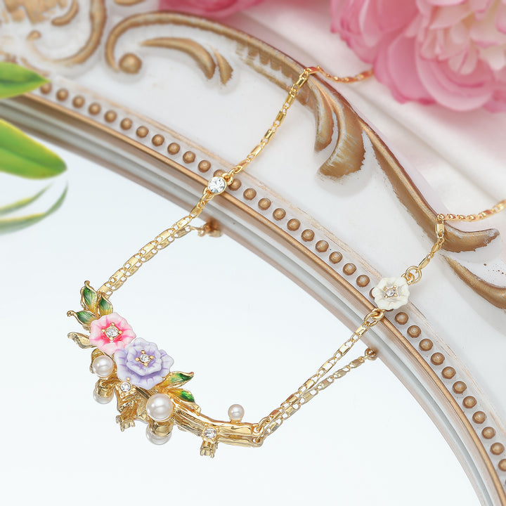Wild Rose Freshwater Pearl Necklace